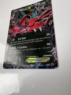 Pokemon Yveltal EX XY08 XY Promo Holo Basic Darkness Card English - Image 2