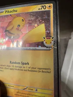 DOUBLE SWIRL (fart/heart) Pikachu 51/162 Stamped 2026 Pokemon Day Promo - Image 2