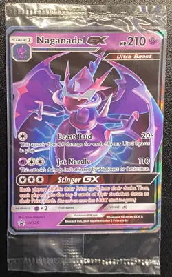Sealed Naganadel GX SM125 Promo Pokemon TCG Sun & Moon Promos NM Free Ship - Image 1