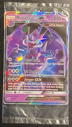 Sealed Naganadel GX SM125 Promo Pokemon TCG Sun & Moon Promos NM Free Ship - Image 2