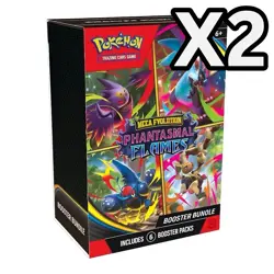2x Pokemon Mega Evolution Phantasmal Flames Booster Bundle Sealed - Image 1