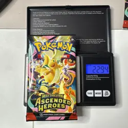 Pokemon TCG Mega Evolution Ascended Heroes Heavy 22.94g Sealed Booster Pack - Image 1