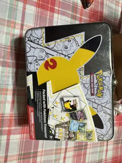Pokemon 25th Anniversary Celebrations Treasure Chest Lunchbox Tin Factory SEALED - Image 1