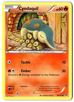 Cyndaquil 18/162 Non-Holo 2015 Pokemon TCG - Image 1