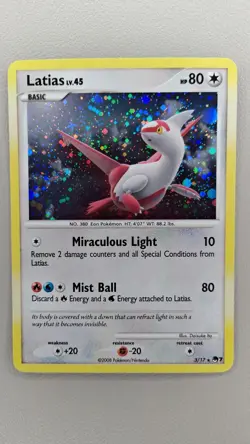 Latias 3/17 POP Series 7 Holo Rare Pokemon TCG LP - Image 1