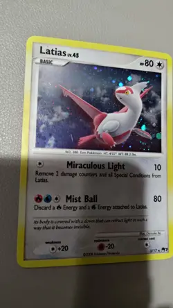 Latias 3/17 POP Series 7 Holo Rare Pokemon TCG LP - Image 5