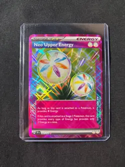 2024 Pokemon Temporal Forces Neo Upper Energy #162/162 - NM Ungraded - Image 1