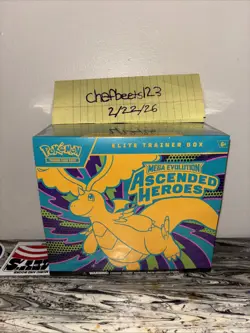 Pokemon Ascended Heroes Elite Trainer Box - Ascended Heroes- In hand ✅-SEALED - Image 1