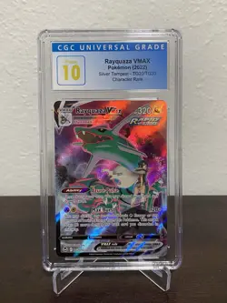 Pokemon Silver Tempest Rayquaza VMAX Trainer Gallery CGC 10 Pristine - Image 1