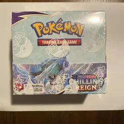2021 Pokemon Sword & Shield Chilling Reign Factory Sealed Booster Box Case Fresh - Image 1