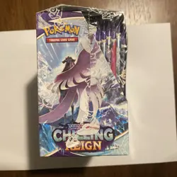 2021 Pokemon Sword & Shield Chilling Reign Factory Sealed Booster Box Case Fresh - Image 5