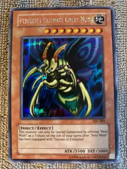 Yu-Gi-Oh! Perfectly Ultimate Great Moth TSC-001 – Secret Rare HP-MP - Image 1