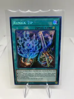 *** RUNICK TIP *** 1ST EDITION PRISMATIC SECRET RARE MP23-EN241 YUGIOH! - Image 1