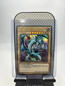Blue-Eyes White Dragon LOB-EN001 Ultra Rare Yugioh 25th Anniversary Ex - Image 3