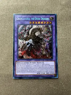 Yu-Gi-Oh MP24-EN067 Granguignol the Dusk Dragon MISPRINT Secret Rare NM - Image 1