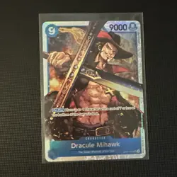 One Piece TCG Romance Dawn Dracule Mihawk OP01-070 SR English NM - Image 1