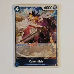 OP10-045 Cavendish Rare English One Piece TCG Card OP10 Royal Blood - Image 1