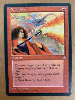 MTG 1x Pyroblast Ice Age Pauper Legacy Magic the Gathering Card x1 LP - Image 1