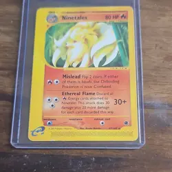 Pokemon Ninetales Expedition Base Set 57/165 Rare 80HP Ethereal Flame Card - Image 1