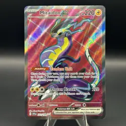 Pokemon Scarlet & Violet Miraidon EX Full Art Ultra Rare Holo Card 227/198 - Image 1