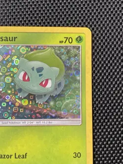 Bulbasaur 1/73 General Mills Promo Holo Shining Legends 2017 Pokemon TCG Card NM - Image 3