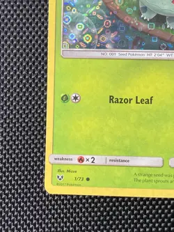 Bulbasaur 1/73 General Mills Promo Holo Shining Legends 2017 Pokemon TCG Card NM - Image 5