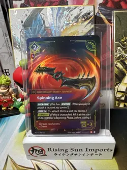 Spinning Axe 186/221 Riftbound Spiritforged TCG Epic Card English League - Image 1
