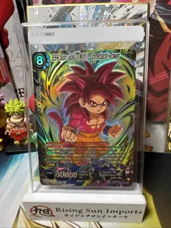 Dragon Ball Super Card Game Prismatic Clash BT28-148 SCR SS4 Son Goku (Mini) - Image 1