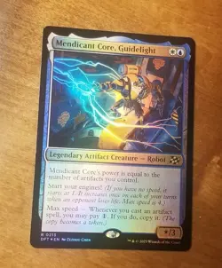 MTG 1x FOIL Mendicant Core, Guidelight, NM, Aetherdrift Max Speed Copy Artifact - Image 1
