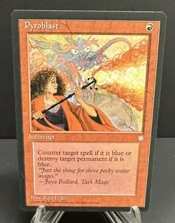 MTG Magic the Gathering PyroBlast Ice Age Wizards of the Coast NM - Image 1