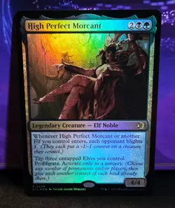 magic the gathering - FOIL! - High Perfect Morcant - Legendary Creature - Elf - Image 1