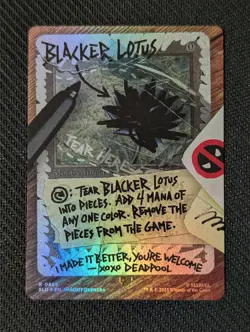 Blacker Lotus (Rainbow Foil) Deadpool Secret Lair Drop - Image 1