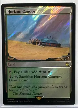 Horizon Canopy (Surge Foil) Doctor Who Magic the Gathering MTG, (878) - Image 1