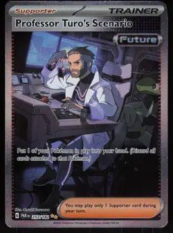 Professor Turo's Scenario 257/182 Special Illustration Rare Paradox Rift Pokemon - Image 1