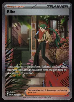 Rika 258/182 Special Illustration Rare Paradox Rift Pokemon - Image 1