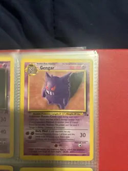 Pokemon TCG Gengar Fossil Card 20/62 Unlimited Regular Rare - Image 1