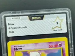 Pokemon TCG 2000 WOTC Black Star Mew PCA 9 Mint. English Pokemon League Promo - Image 3