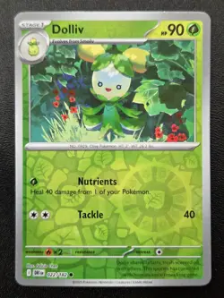 Pokemon TCG Dolliv Common SV10: Destined Rivals 022/182 NM - Image 1