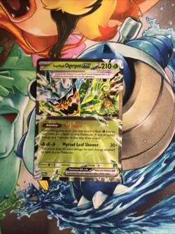 Pokemon Teal Mask Ogerpon ex 025/167 Sv06: Twilight Masquerade Holo Near Mint - Image 1