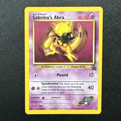 Sabrina's Abra - 19 [WoTC Promo] Pokemon TCG - BLACK STAR PROMO - LP - Image 1