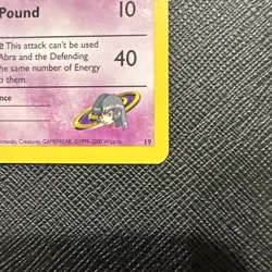 Sabrina's Abra - 19 [WoTC Promo] Pokemon TCG - BLACK STAR PROMO - LP - Image 5