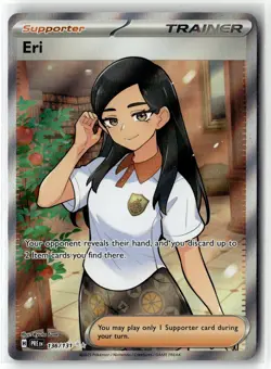 Eri 136/131 Ultra Rare Prismatic Evolutions Pokemon NM - Image 1