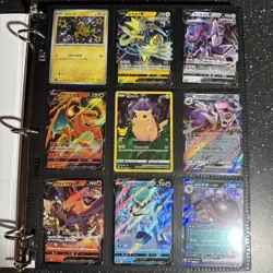 Pokemon Cards Huge Collection Binder COMIC Jumbo Alt Art Pikachu Charizard LOT M - Image 1