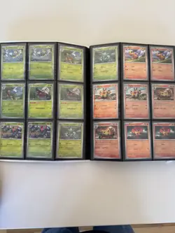 Pokemon Scarlet & Violet White Flare Base Master Set Binder w/ Rev. Holos - Image 3