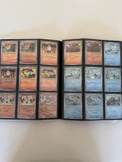 Pokemon Scarlet & Violet White Flare Base Master Set Binder w/ Rev. Holos - Image 4