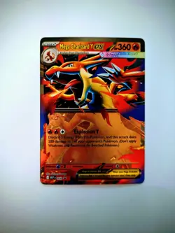 Pokemon Mega Charizard Y EX Mega Evolution Black Star Promo 030 TCG NM - Image 2