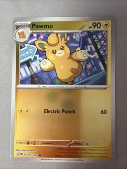 Pokemon TCG * Phantasmal Flames * 33/94 Pawmo REVERSE HOLO Common * FRESH PK - Image 1