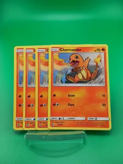 4x Charmander 7/68 - Pokemon TCG - Hidden Fates Common - Image 1