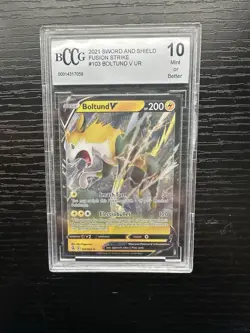 Pokemon TCG Boltund V Swsh08 Fusion Strike 103/264 Ultra Rare Holo BCCG 10 - Image 1