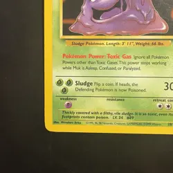 Pokemon Vintage Non-Holo Rare Muk 28/62 Fossil WotC 1999 - Image 5